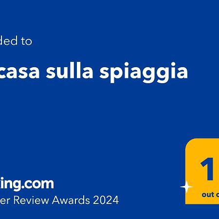 La Casa Sulla Spiaggia Villa Balestrate Ngoại thất bức ảnh